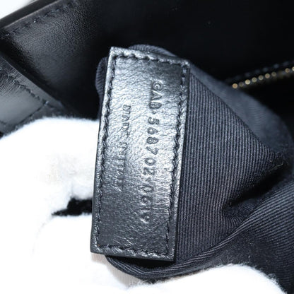 Saint Laurent Manhattan, Black, Leather, handbag