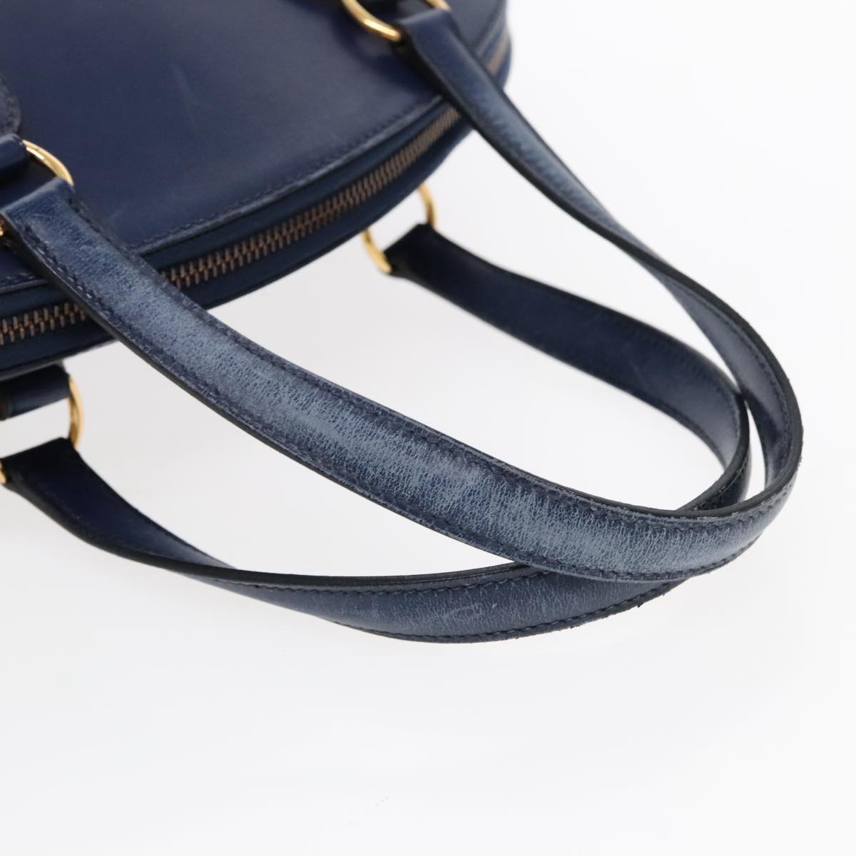 Hermès Ile De Shiki, Blue, Leather, handbag
