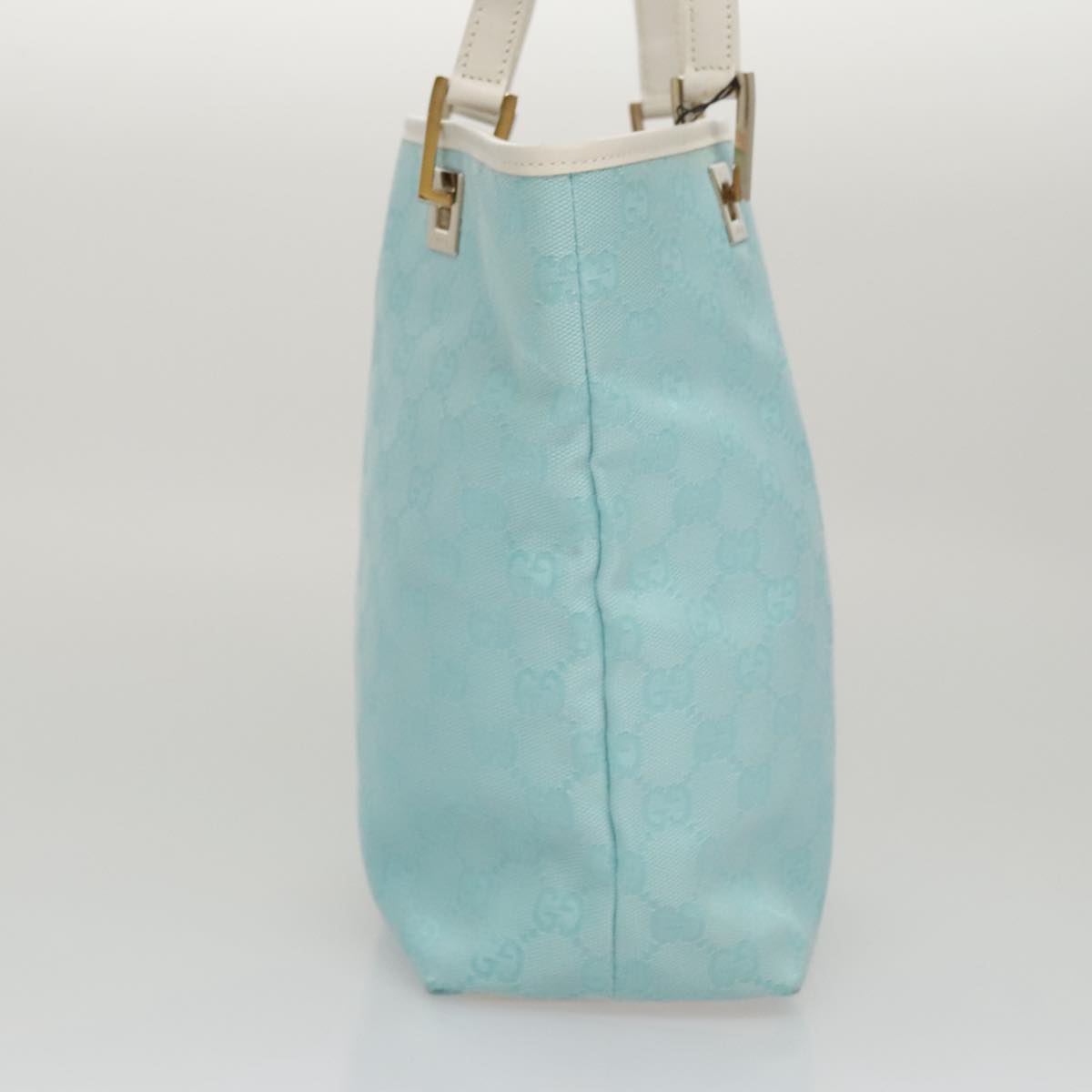 Gucci GG canvas, Blue, Canvas, tote