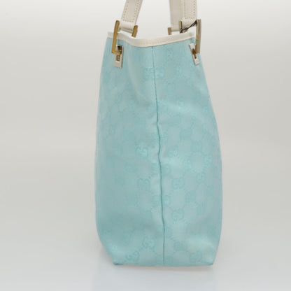 Gucci GG canvas, Blue, Canvas, tote