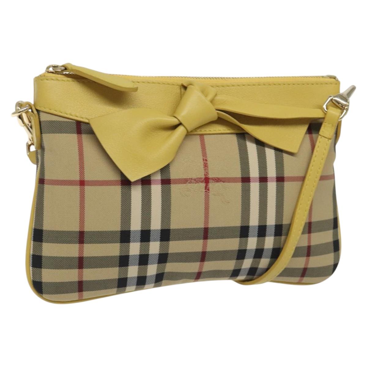 Burberry Nova Check, Beige, Canvas, shoulder