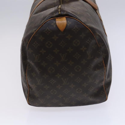 Louis Vuitton Keepall 60, Brown, Canvas, travel