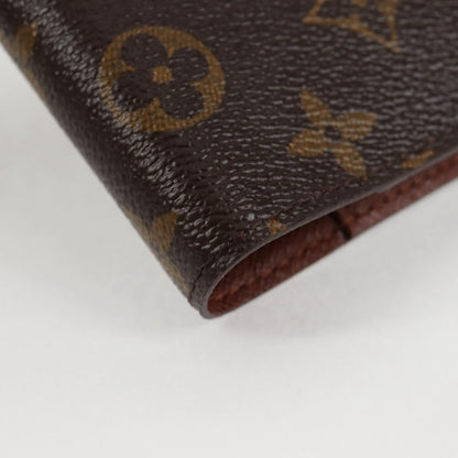 Louis Vuitton Agenda PM, Brown, Canvas, wallet