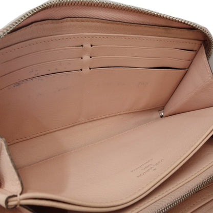 Louis Vuitton Zippy, Pink, Leather, wallet