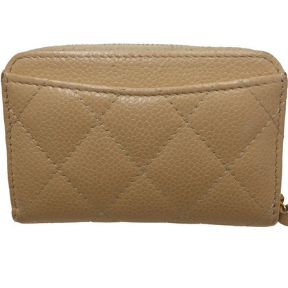 Chanel, Beige, Leather, wallet