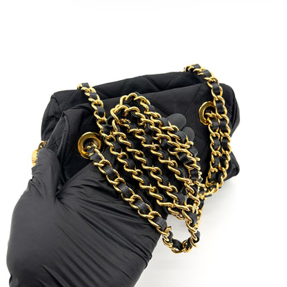 Prada Re-Edition 1995 Chain Quilted Re-Nylon, Black, Nylon, Tote Bag
