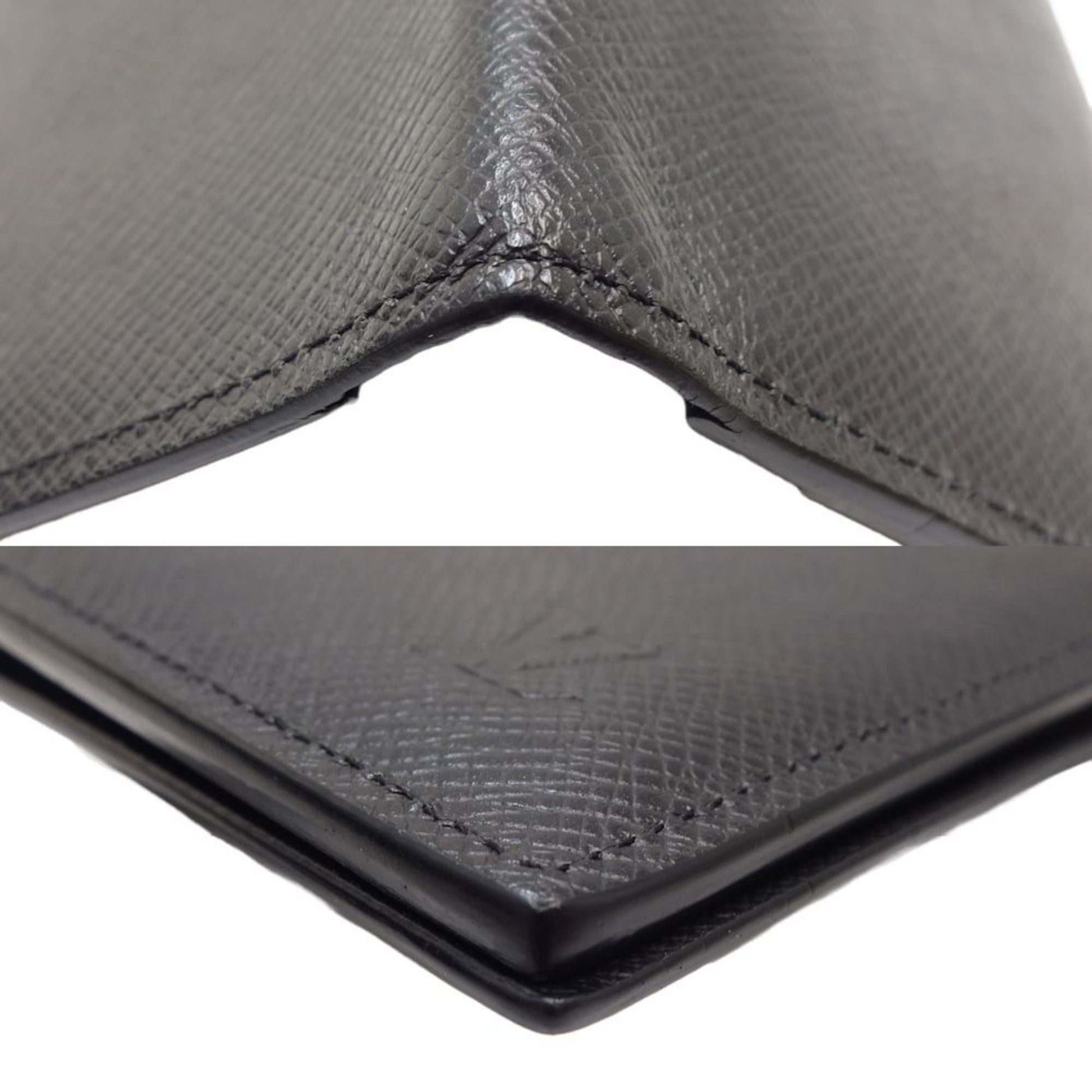 Louis Vuitton Portefeuille Alexandre, Black, Leather, wallet