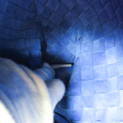 Bottega Veneta Intrecciato, Blue, Leather, tote