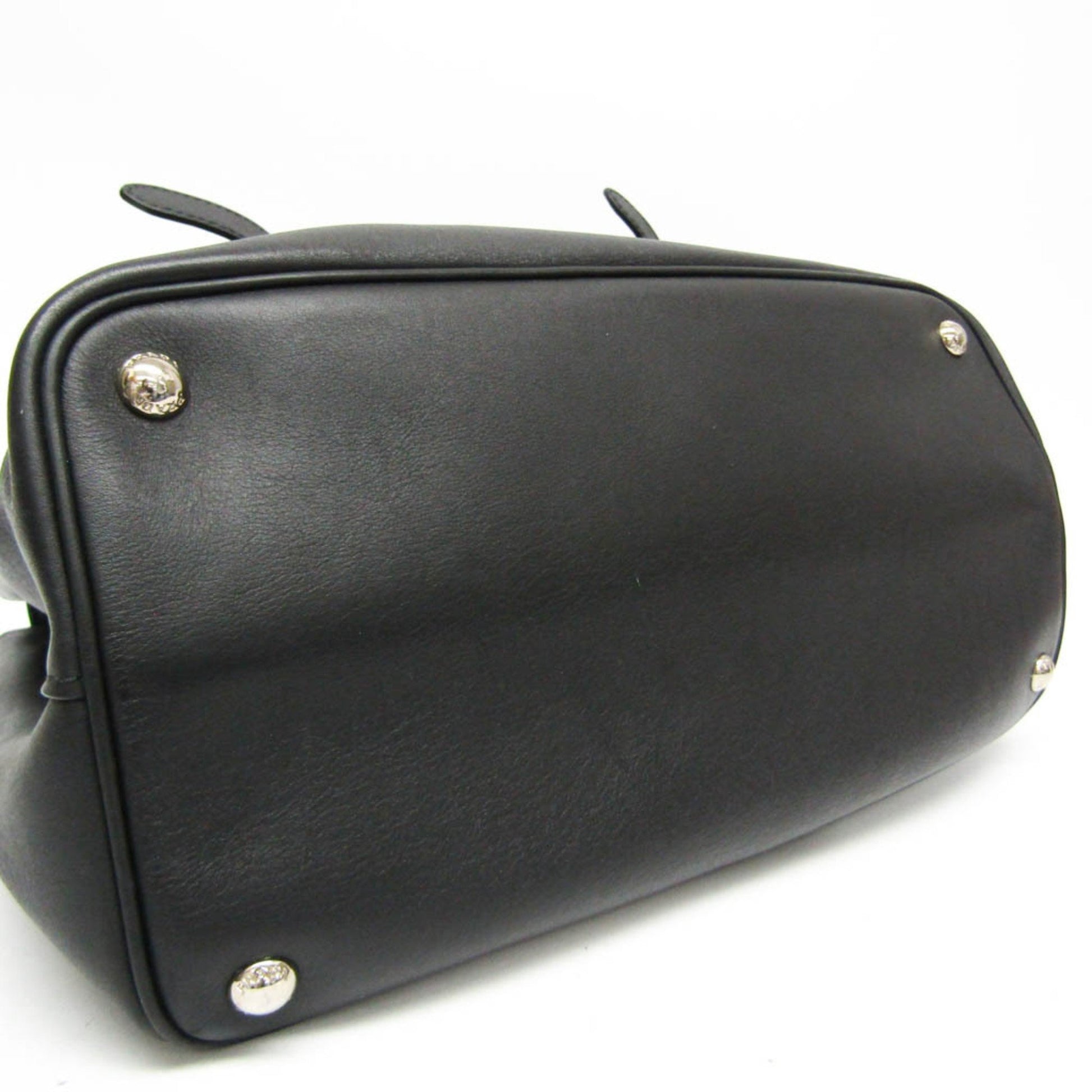 Prada Vitello, Black, Leather, handbag
