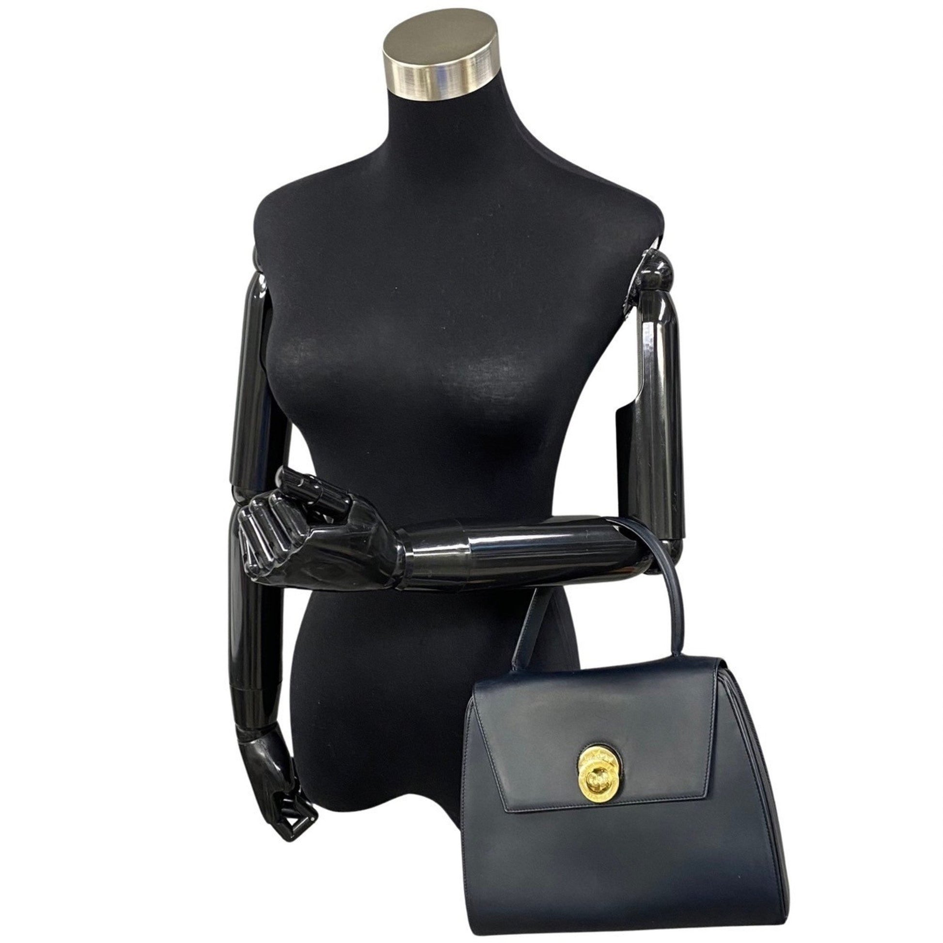 Céline Star Ball, Black, Leather, handbag