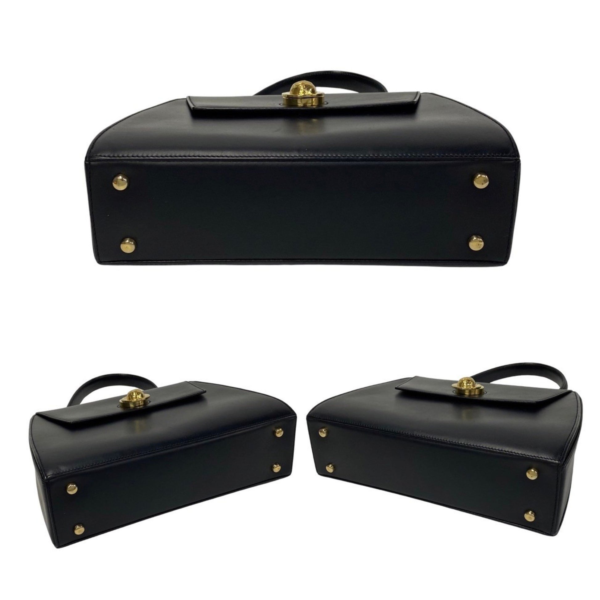 Céline Star Ball, Black, Leather, handbag