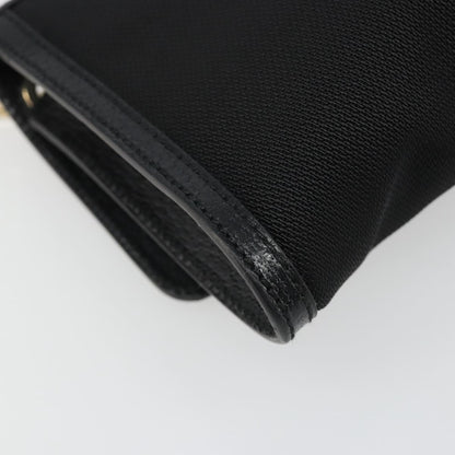 Salvatore Ferragamo Shoulder Bag Canvas, Black, Canvas, Shoulder Bag