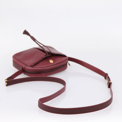 Cartier Tasseled Must de Cartier Leather, Burgundy, Leather, Shoulder Bag