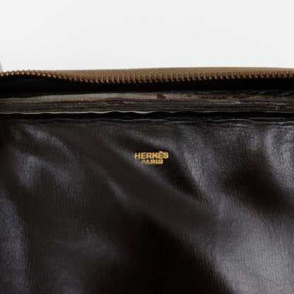 Hermès, Brown, Leather, clutch