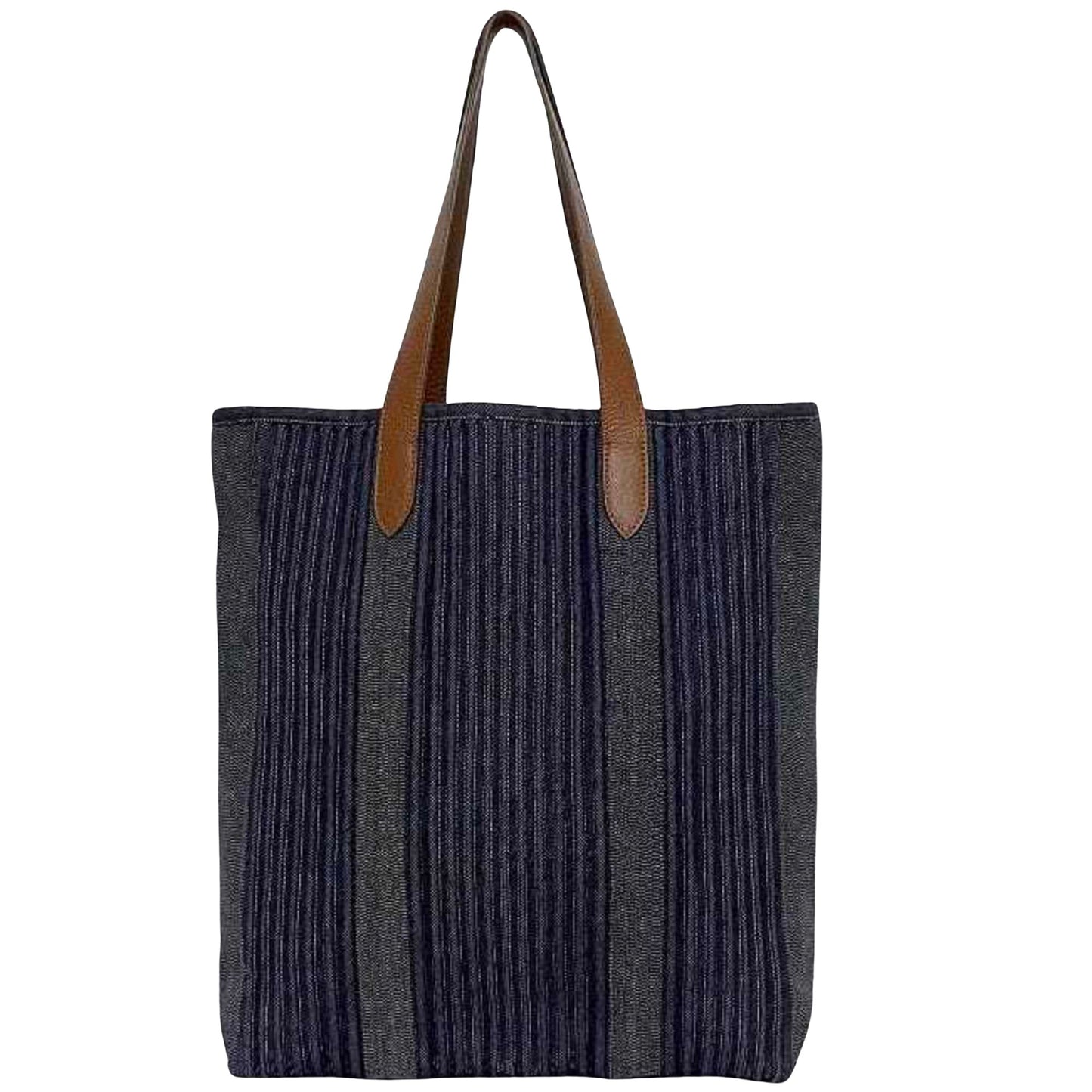 Hermès Calicut, Navy, Denim - Jeans, tote