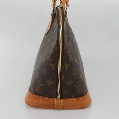Louis Vuitton Alma, Brown, Canvas, handbag