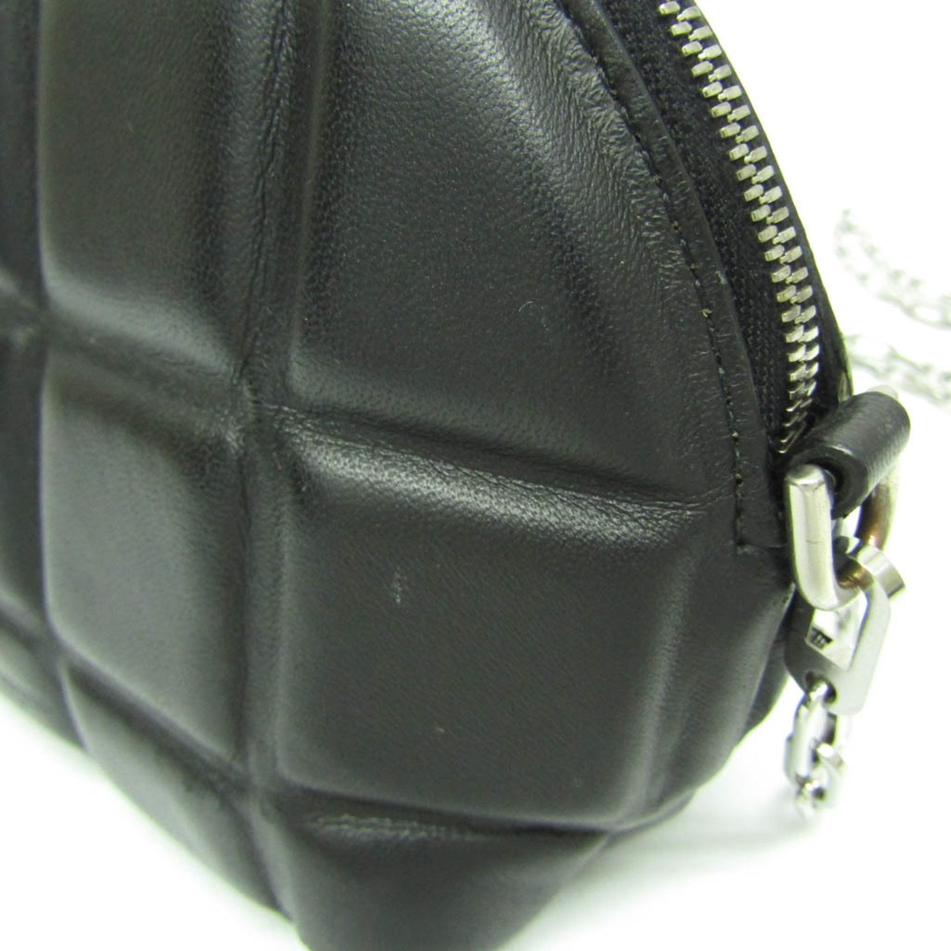 Bottega Veneta Padded, Black, Leather, shoulder