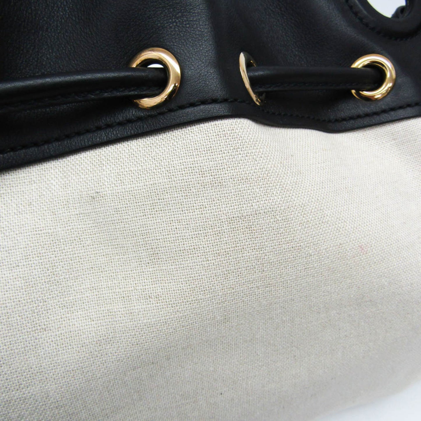 Salvatore Ferragamo Gancini, Beige, Canvas, handbag