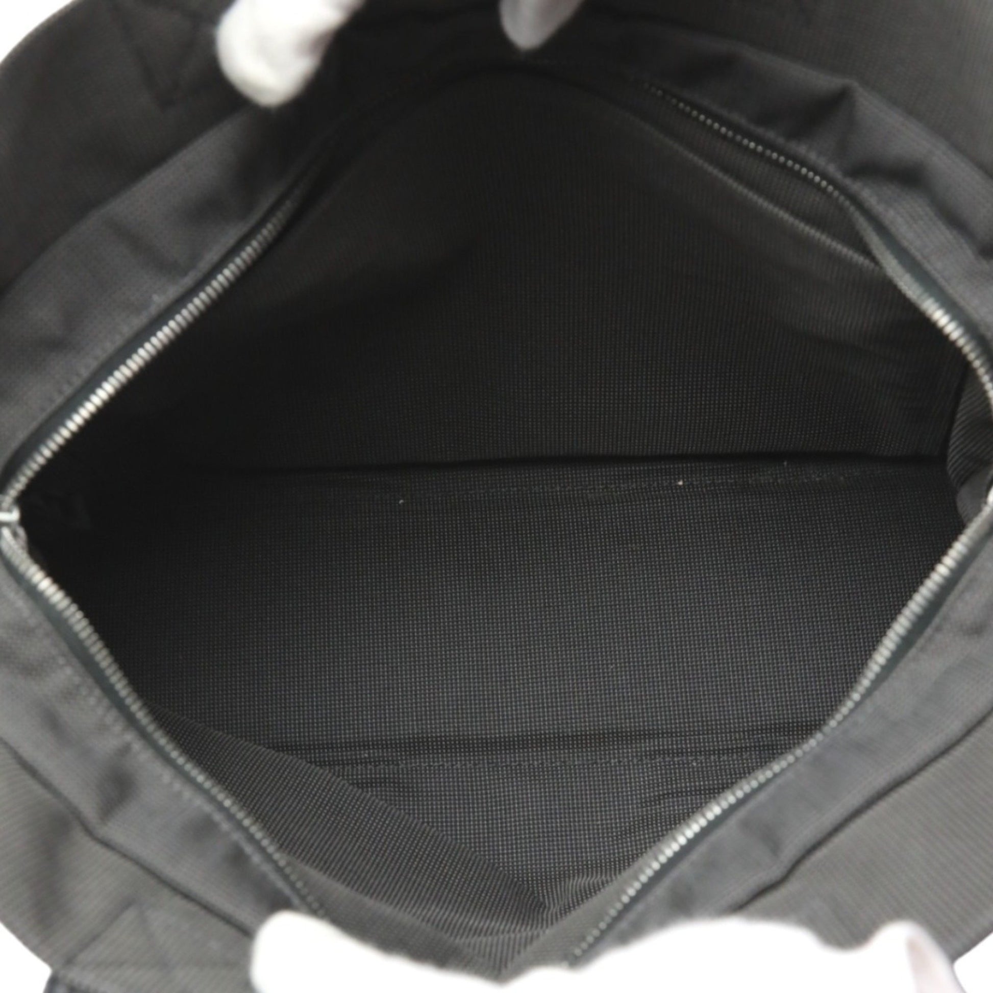 Hermès Herline, Grey, Canvas, tote
