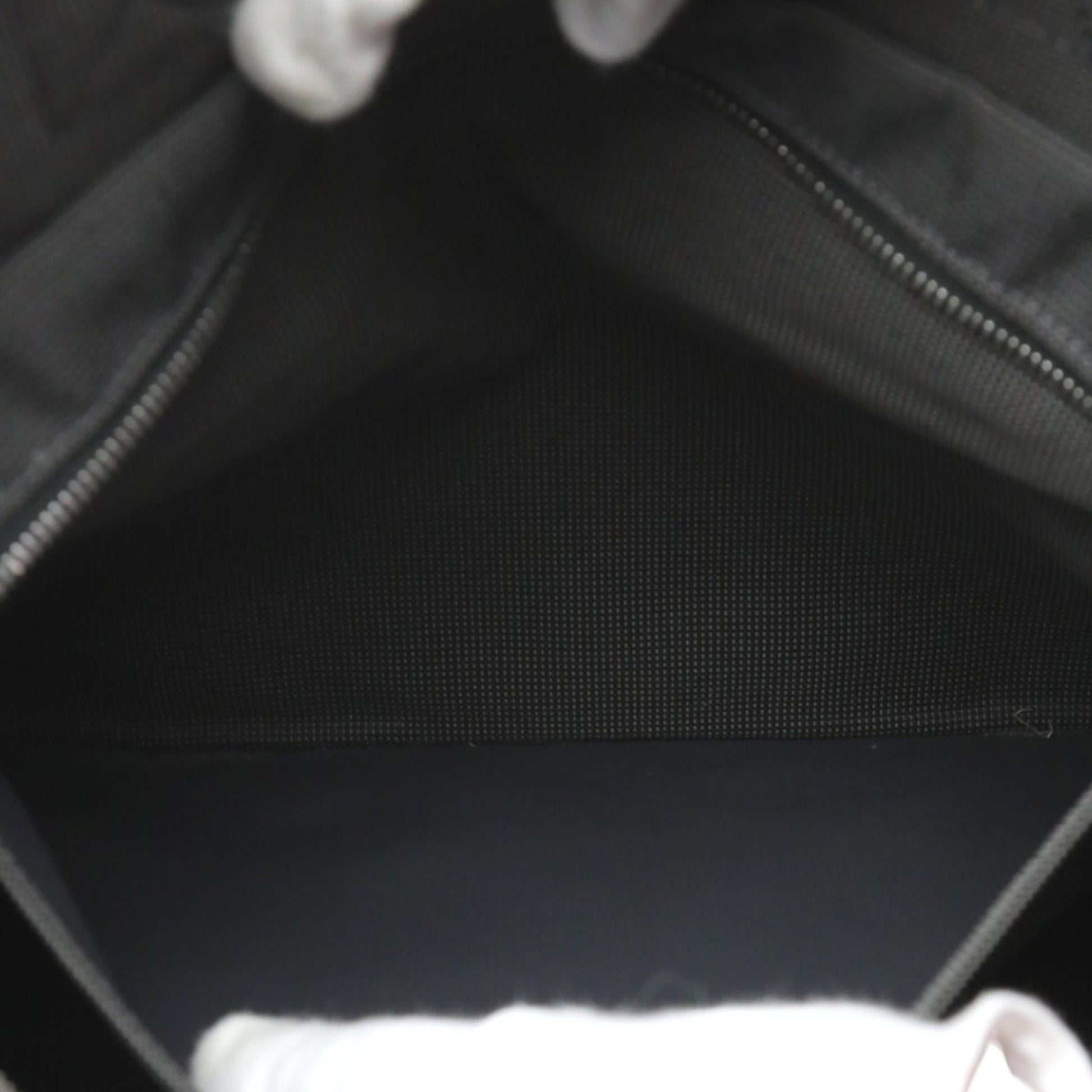 Hermès Herline, Grey, Canvas, tote