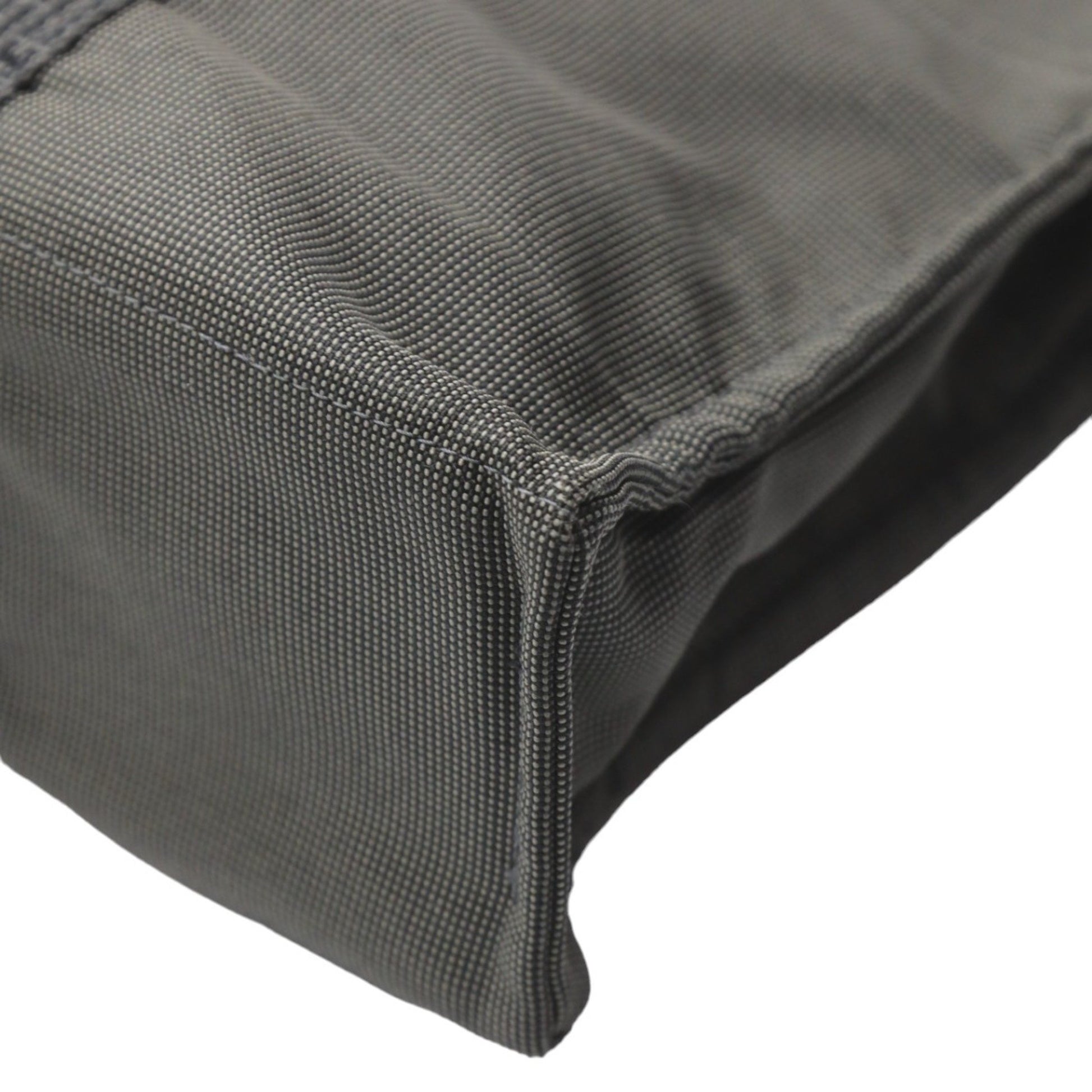 Hermès Herline, Grey, Canvas, tote