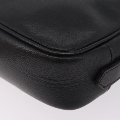 Saint Laurent Vintage Shoulder bag Leather, Black, Leather, Shoulder Bag