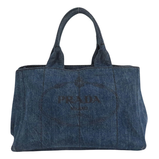 Prada Canapa, Blue, Denim - Jeans, tote