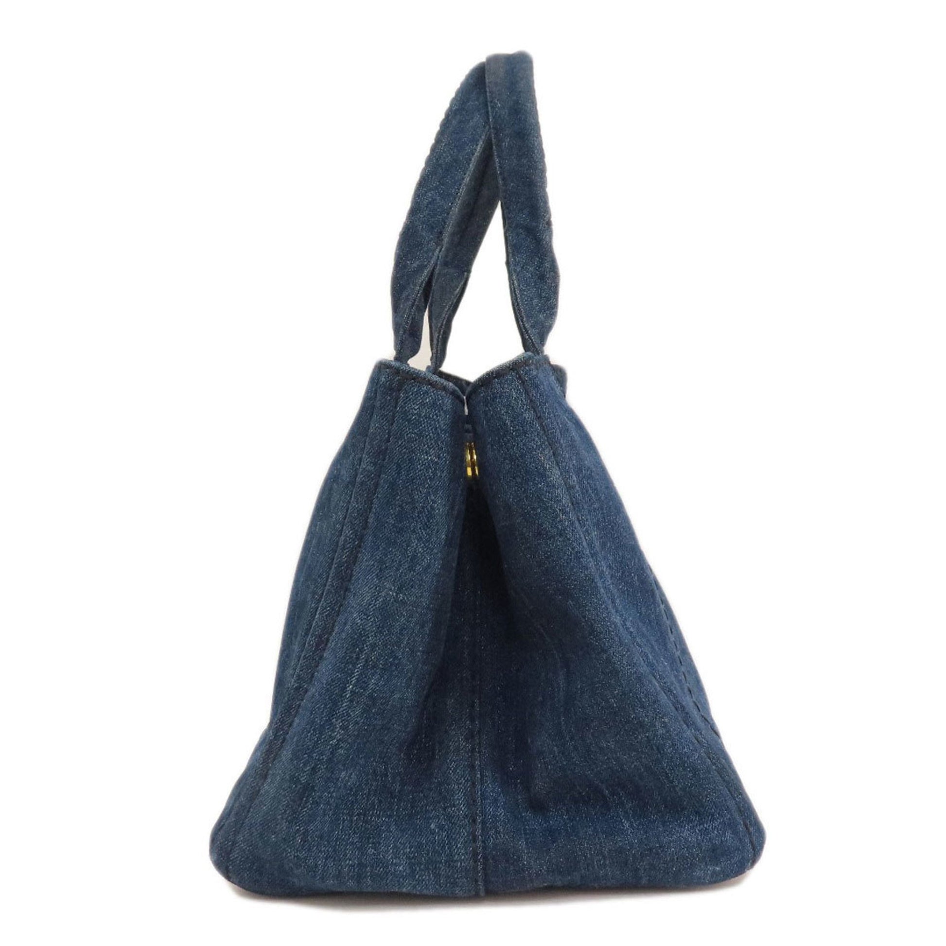 Prada Canapa, Blue, Denim - Jeans, tote