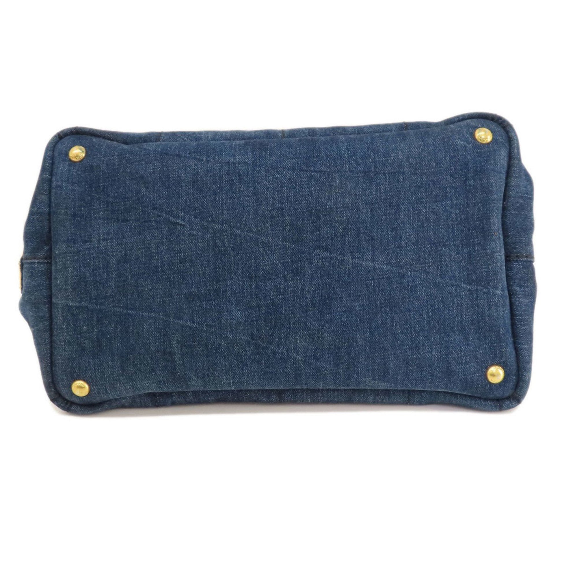Prada Canapa, Blue, Denim - Jeans, tote