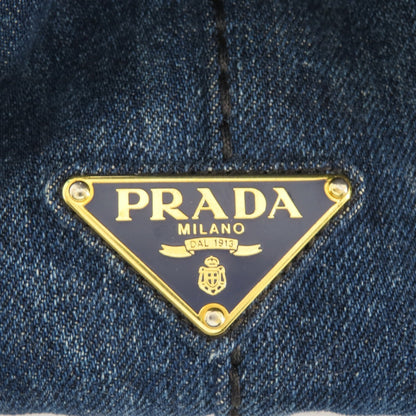 Prada Canapa, Blue, Denim - Jeans, tote