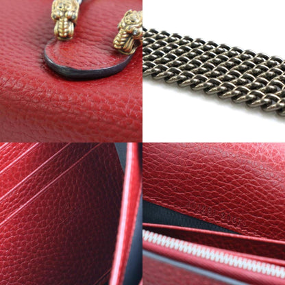 Gucci Dionysus, Red, Leather, wallet