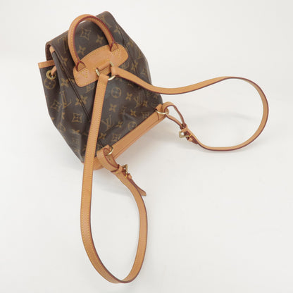 Louis Vuitton Vintage Montsouris Monogram Canvas, Brown, Canvas, Backpack