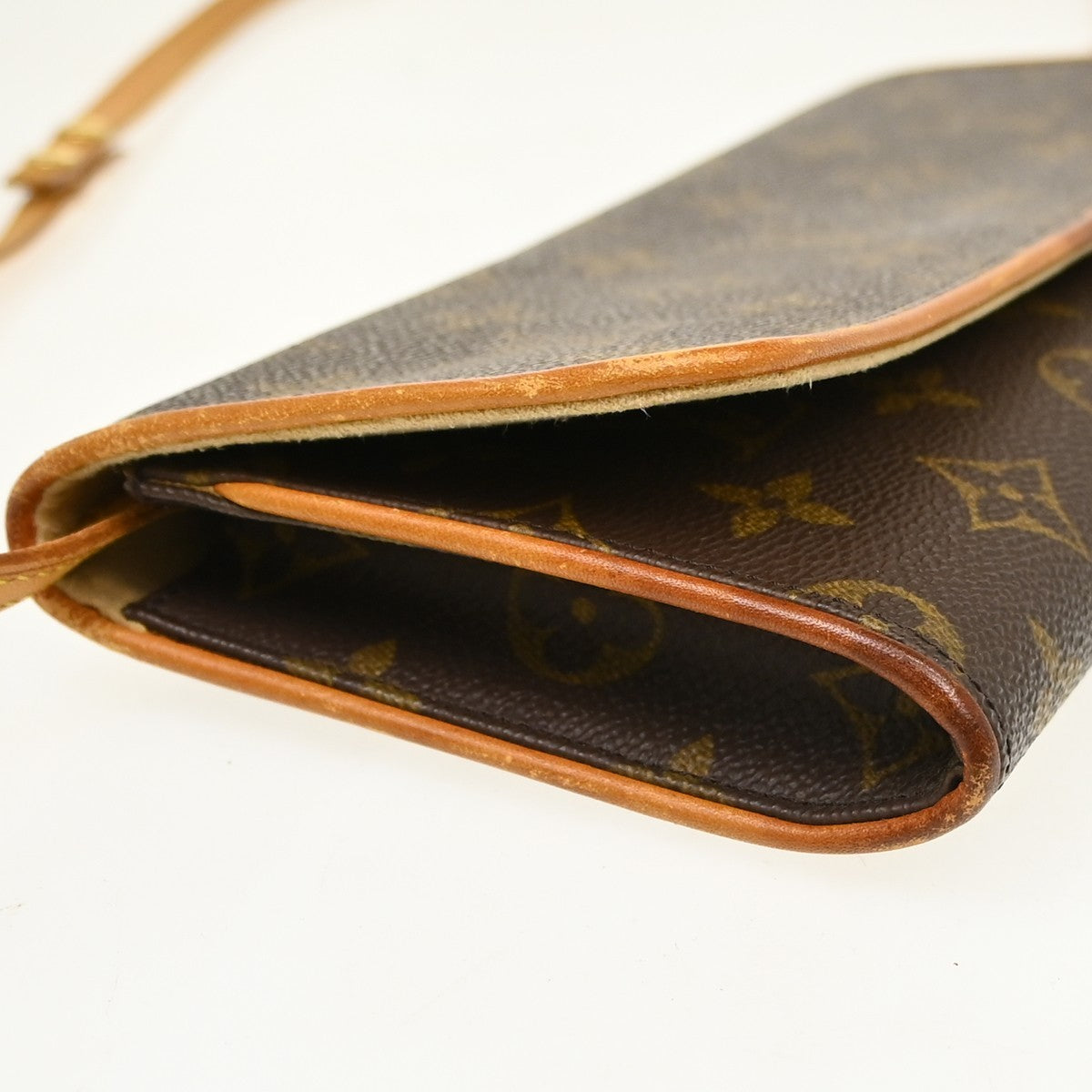 Louis Vuitton Twin Monogram Canvas, Brown, Canvas, Clutch
