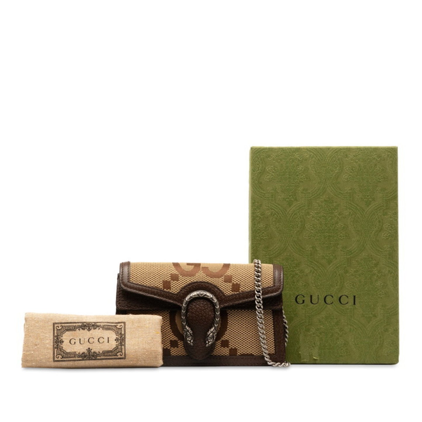 Gucci Dionysus, Brown, Canvas, shoulder