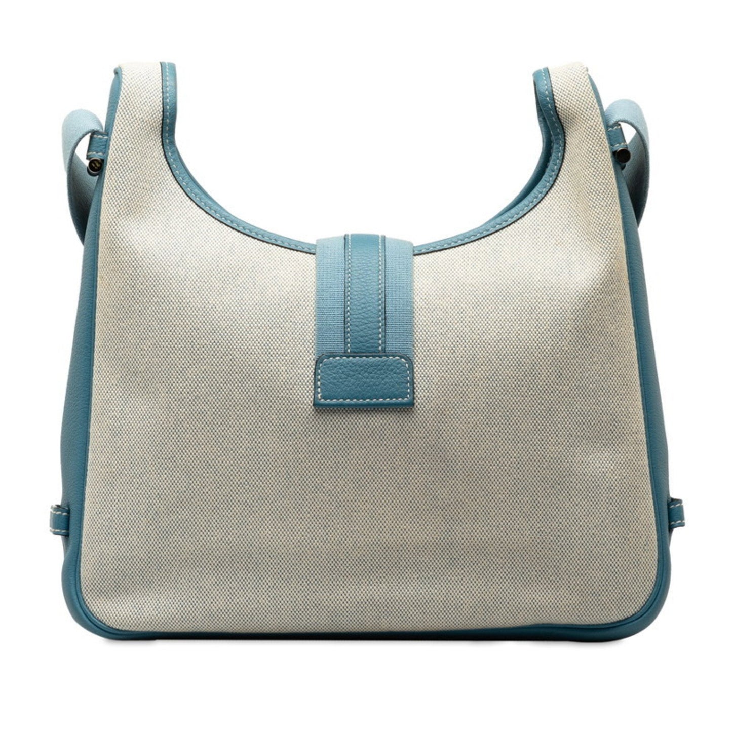 Hermès Tsako, Blue, Canvas, shoulder