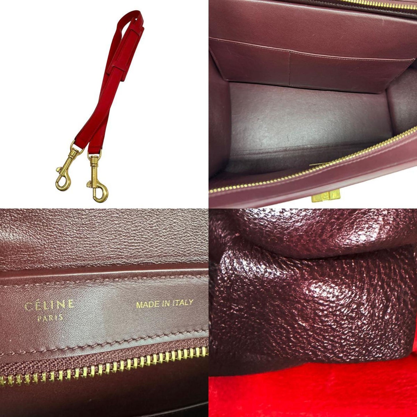 Celine Tricolor Trapeze Bag Leather, MULTICOLOUR, LEATHER, Handbag