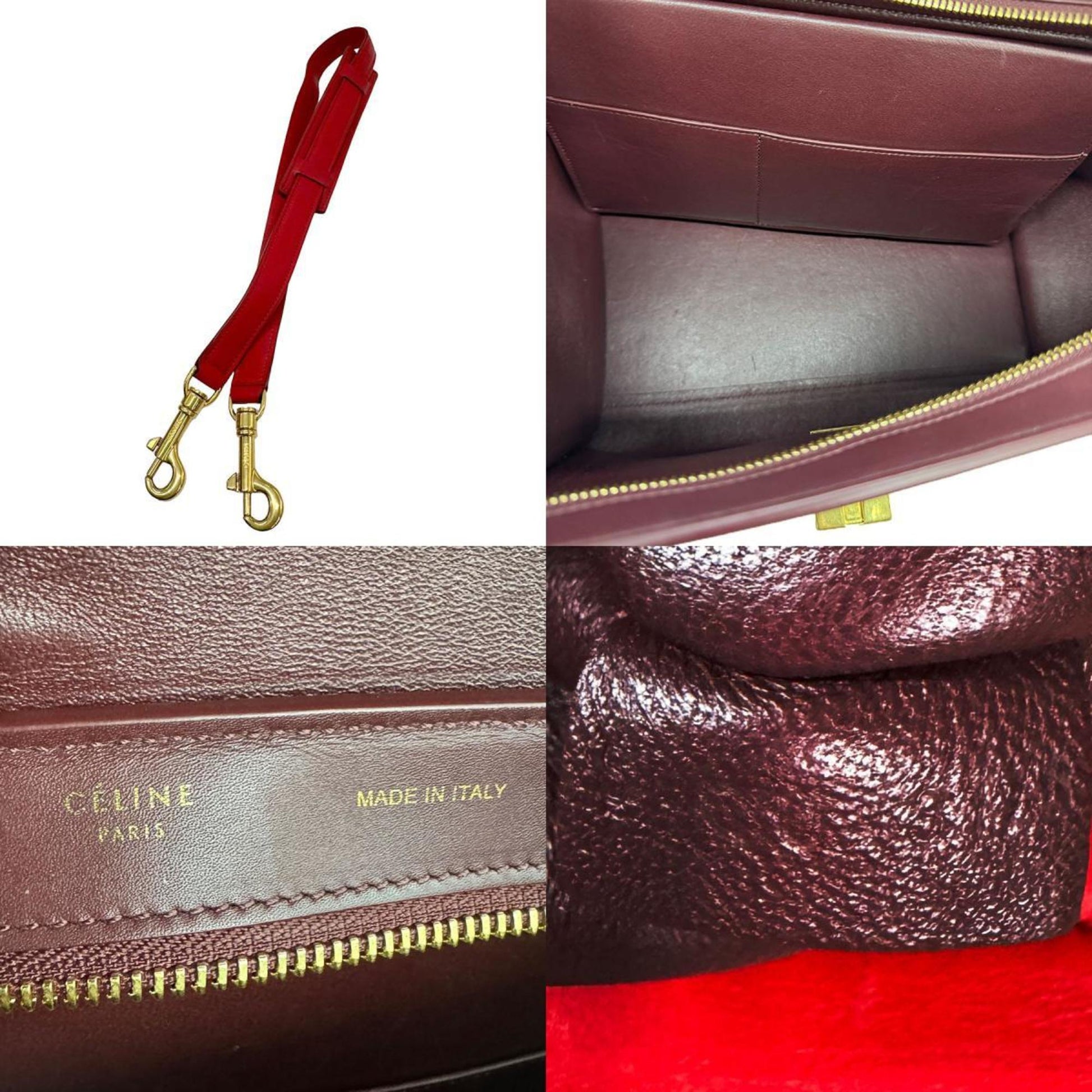 Celine Tricolor Trapeze Bag Leather, MULTICOLOUR, LEATHER, Handbag