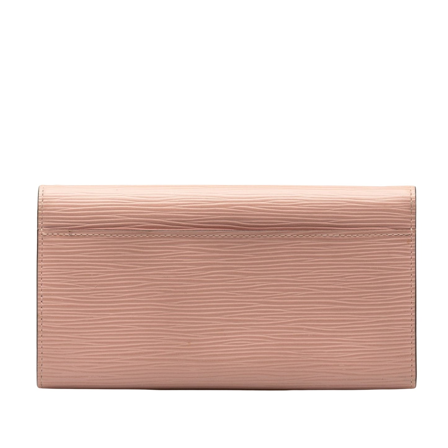 Louis Vuitton Portefeuille Sarah, Pink, Leather, wallet