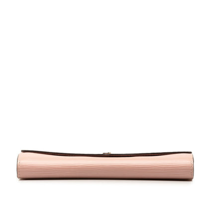 Louis Vuitton Portefeuille Sarah, Pink, Leather, wallet