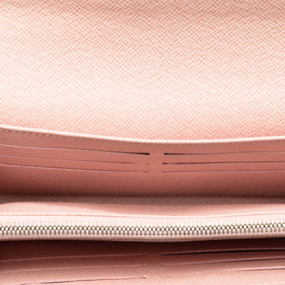Louis Vuitton Portefeuille Sarah, Pink, Leather, wallet