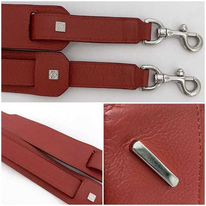 Loewe Amazona 75, Red, Leather, handbag