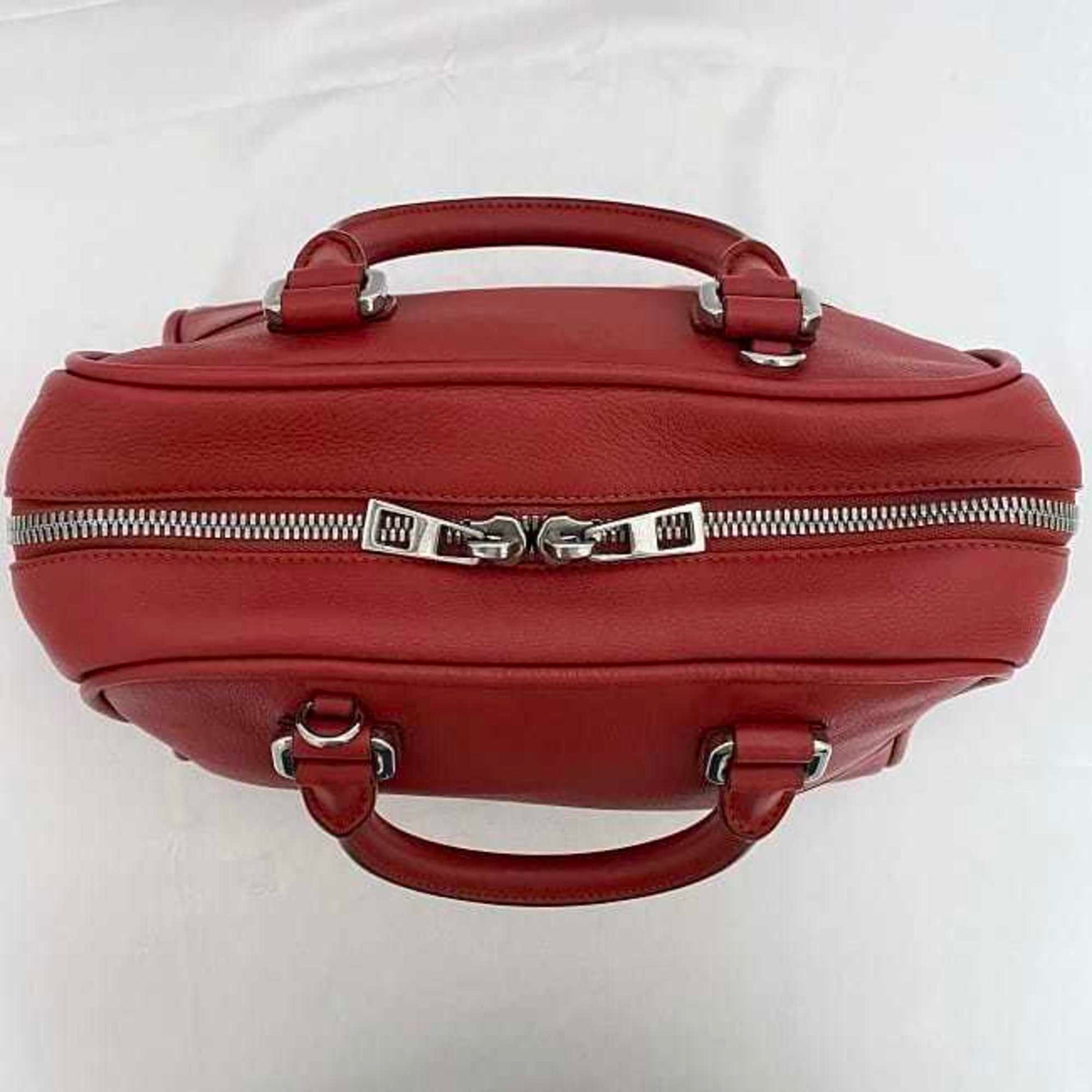 Loewe Amazona 75, Red, Leather, handbag