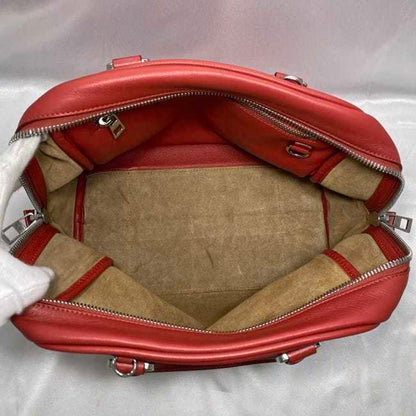 Loewe Amazona 75, Red, Leather, handbag