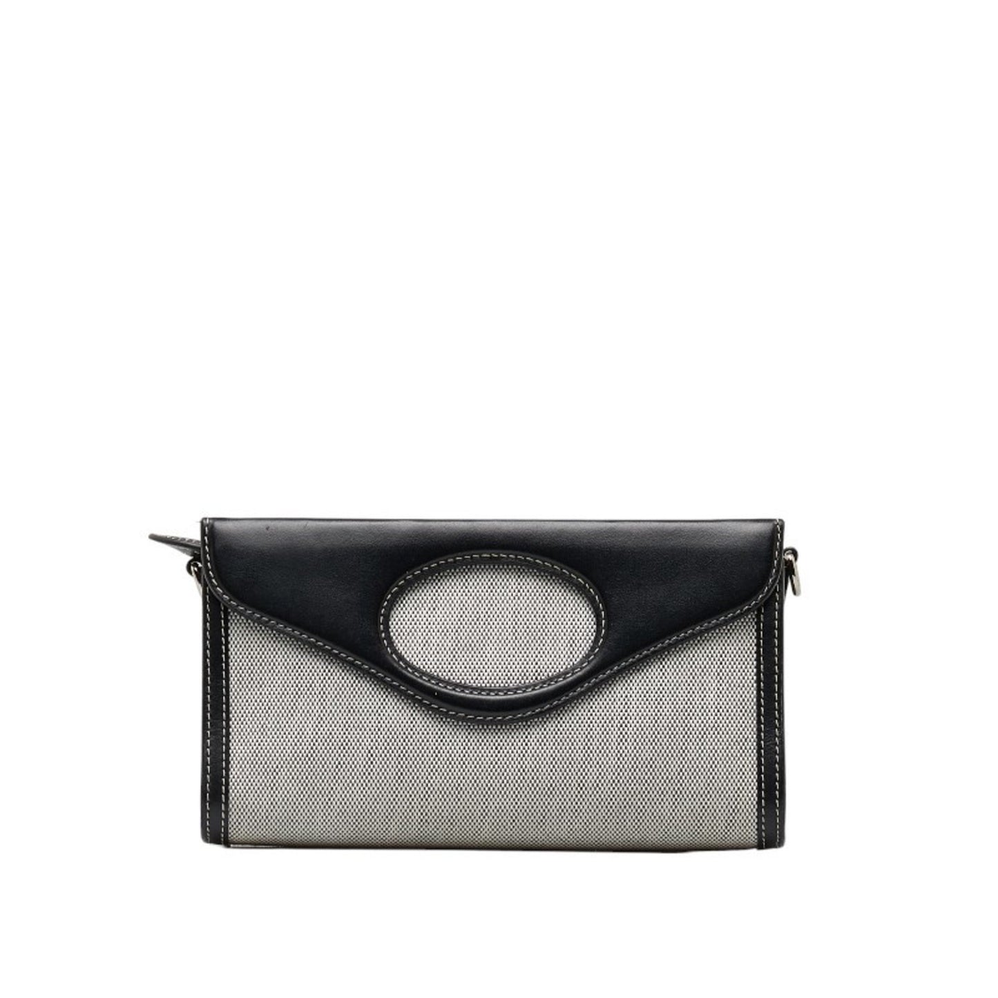 Burberry -, Black, Canvas, shoulder