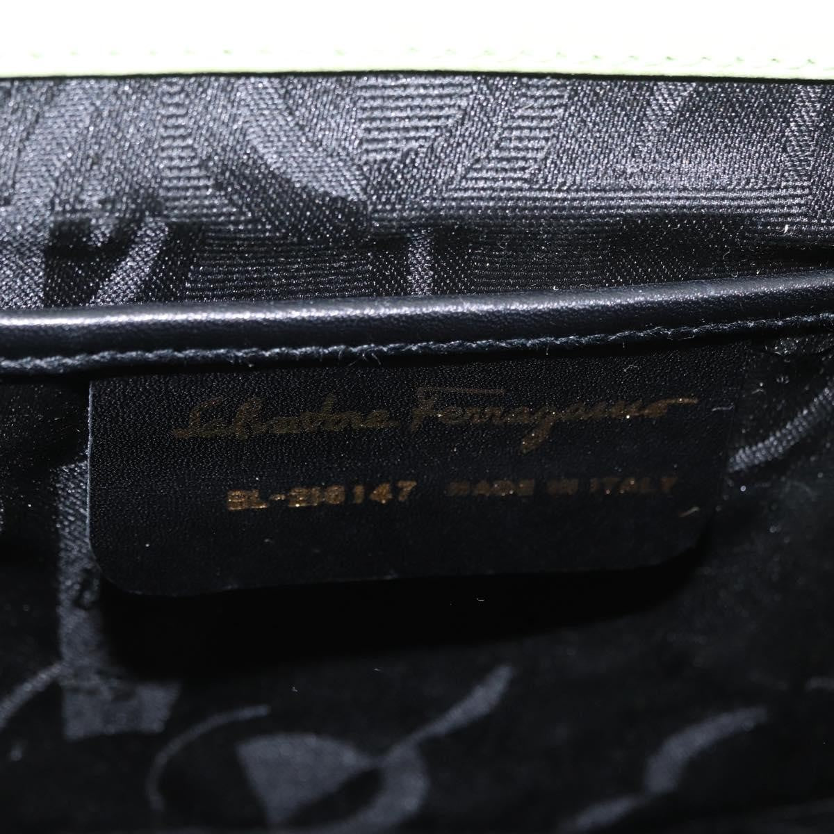 Salvatore Ferragamo Gancini Suede, Green, Suede, Backpack