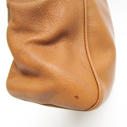 Prada Saffiano, Brown, Leather, shoulder