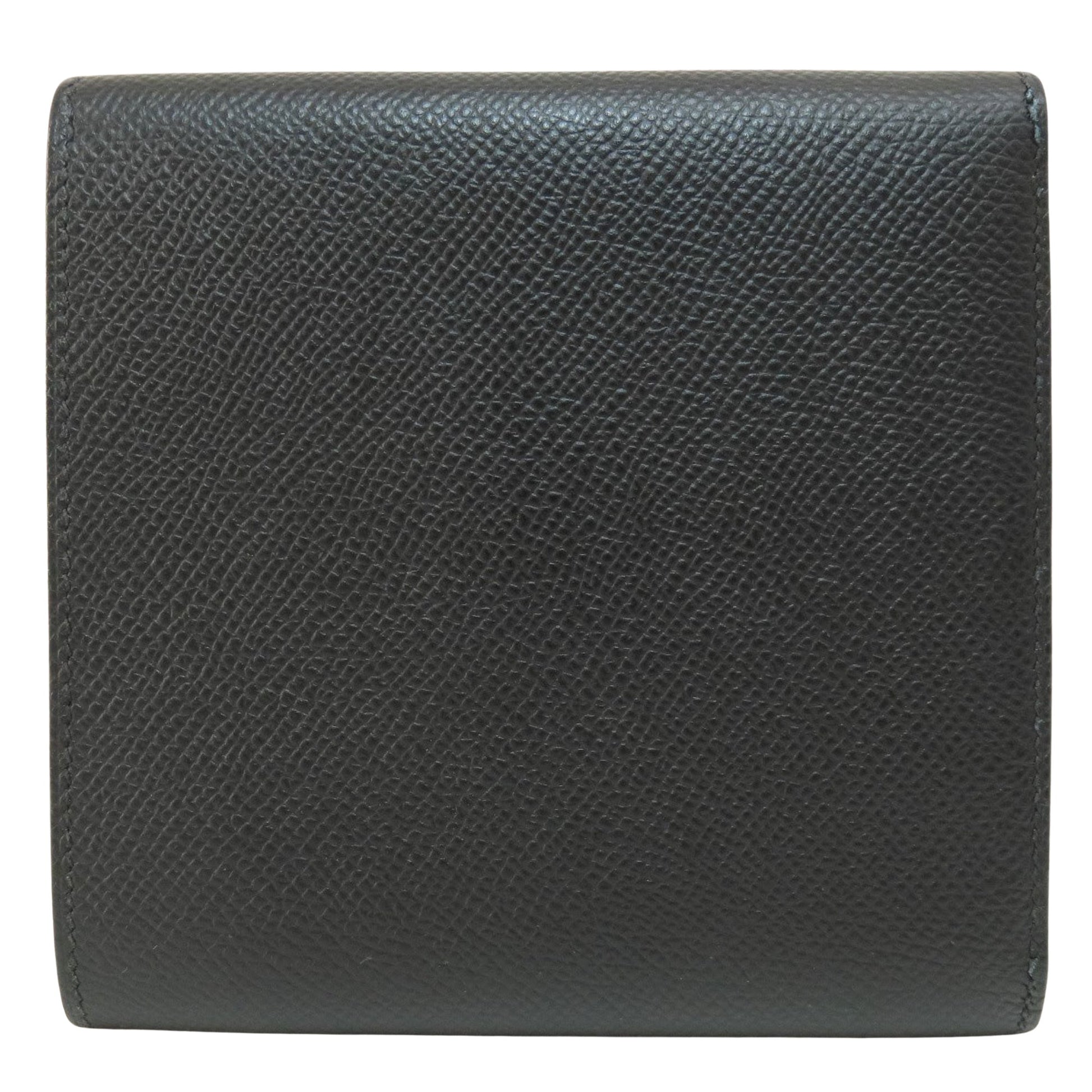 Hermès Clic 12, Black, Leather, wallet