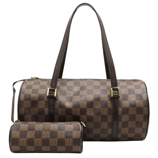 Louis Vuitton Papillon 30, Brown, Canvas, shoulder