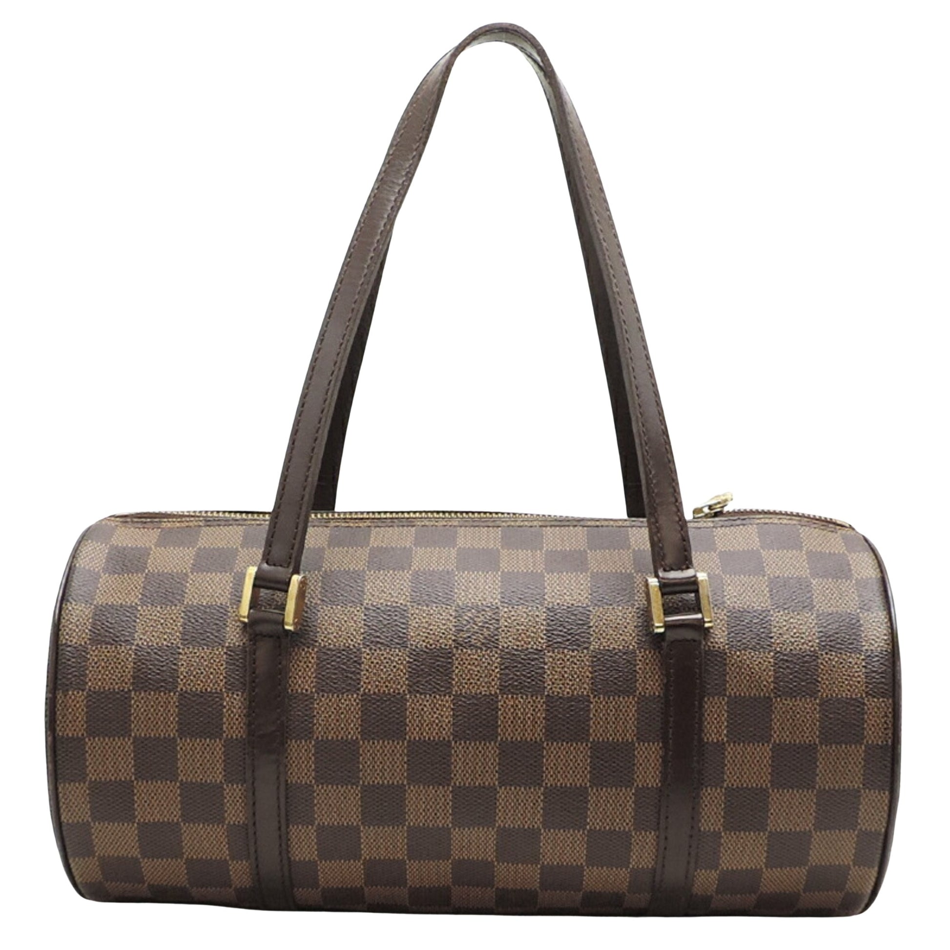 Louis Vuitton Papillon 30, Brown, Canvas, shoulder