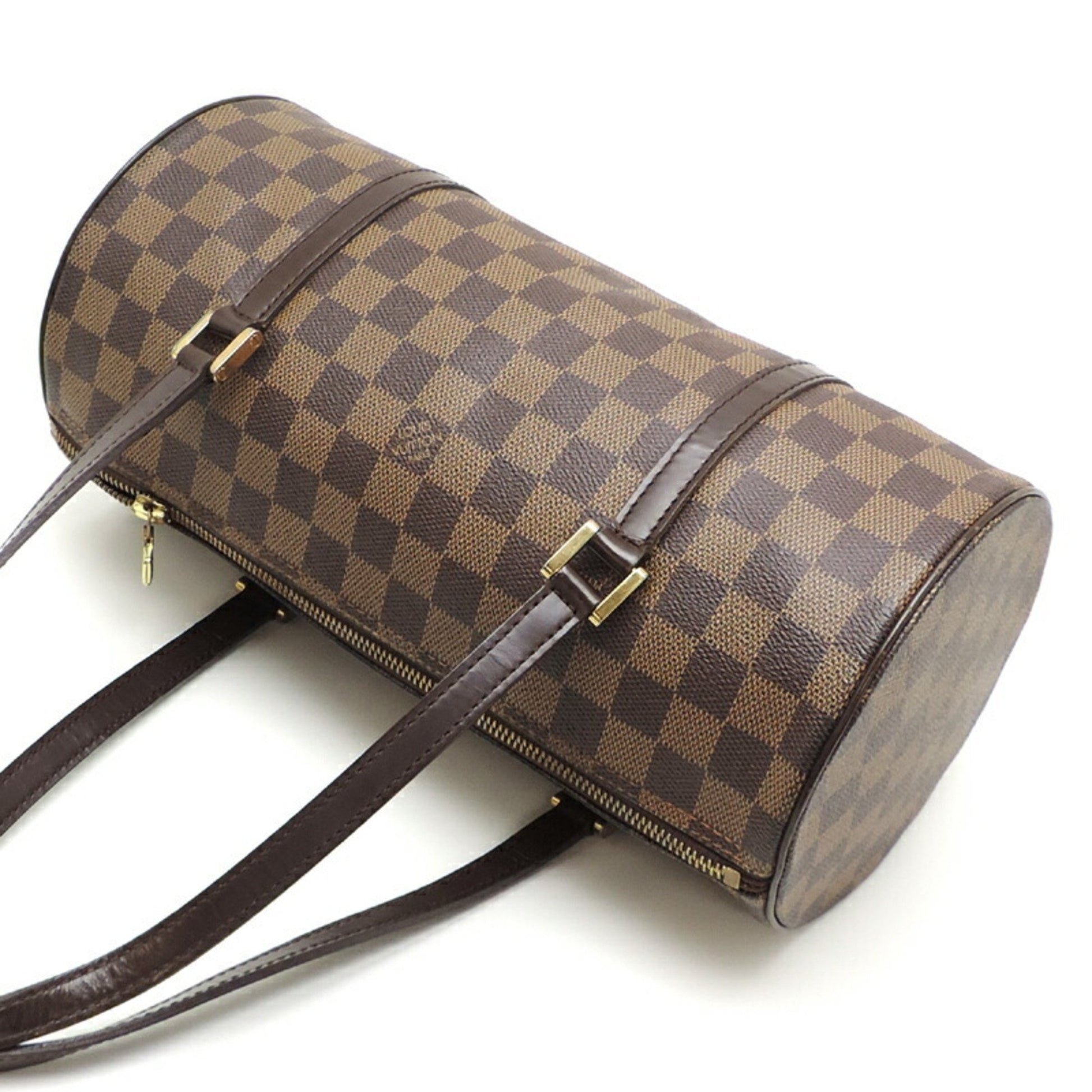 Louis Vuitton Papillon 30, Brown, Canvas, shoulder